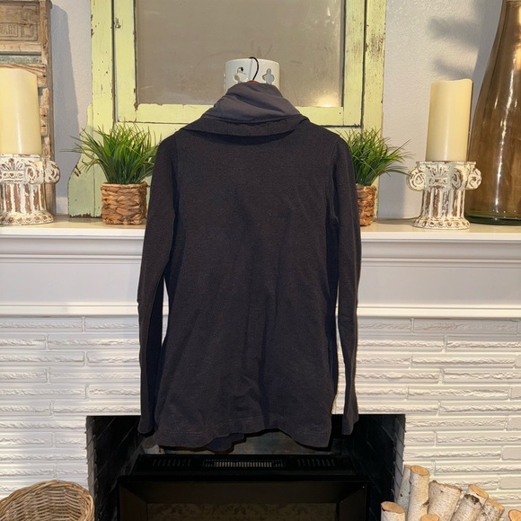 Lululemon Blissed Out Blue Wrap Active Jacket Cozy Warm Size 8 Used - Picture 6 of 6